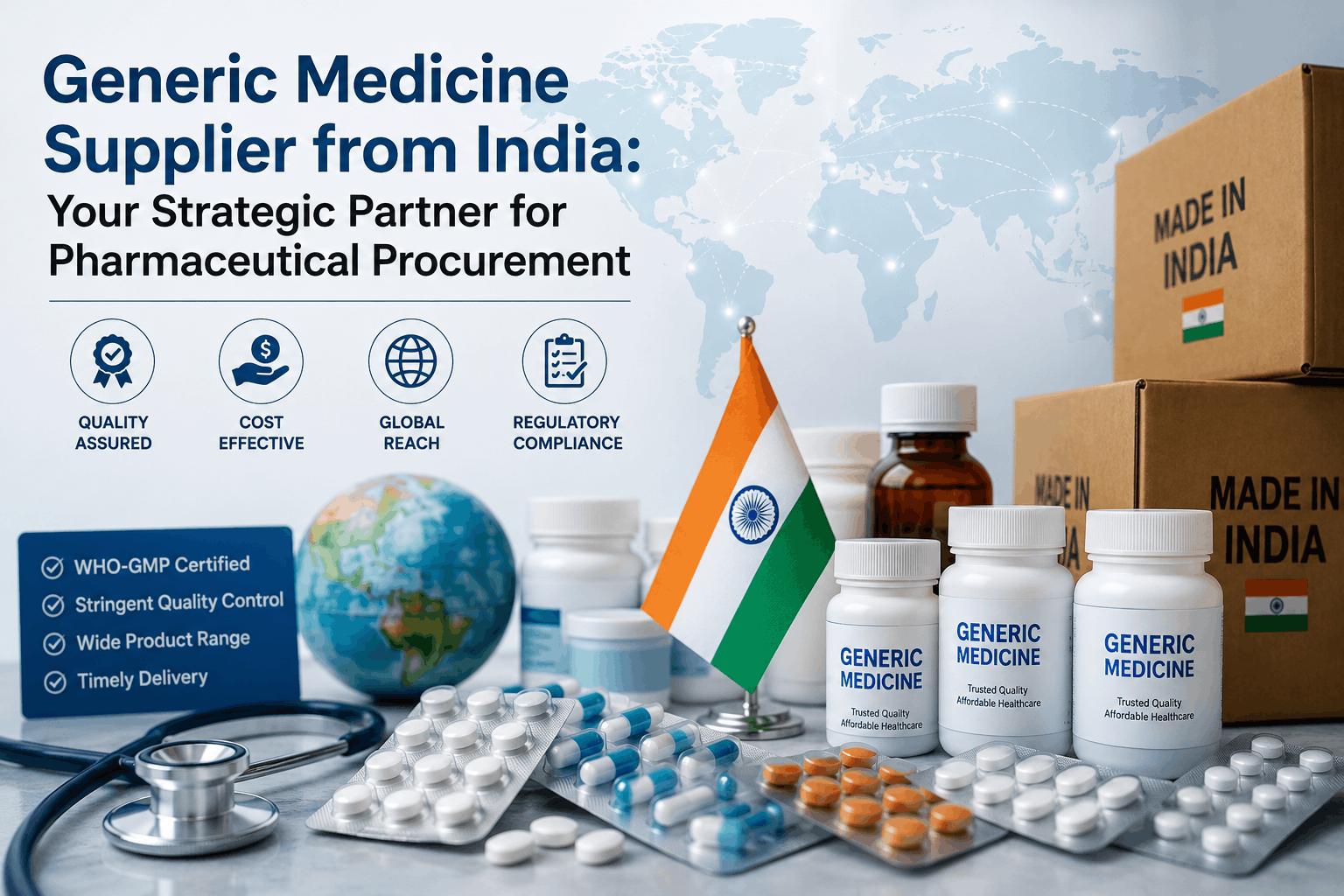 Generic Medicine Supplier from India: Your Strategic Partner for Pharmaceutical Procurement